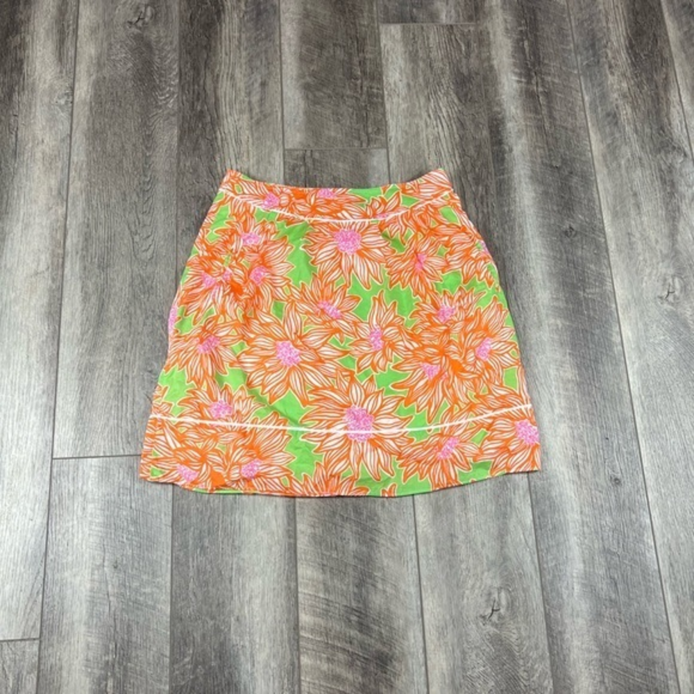 Lilly Pulitzer Fayette Avocado‎ Green Crush Lawn Skirt